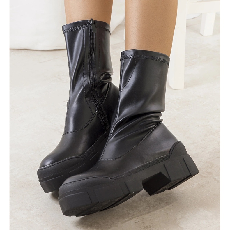 Svarta Darlen-stövlar för kvinnor 1