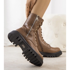 Mörkbeige stövlar från Enoksen 1