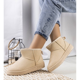 Beige snökängor för kvinnor Big Star KK274290 1