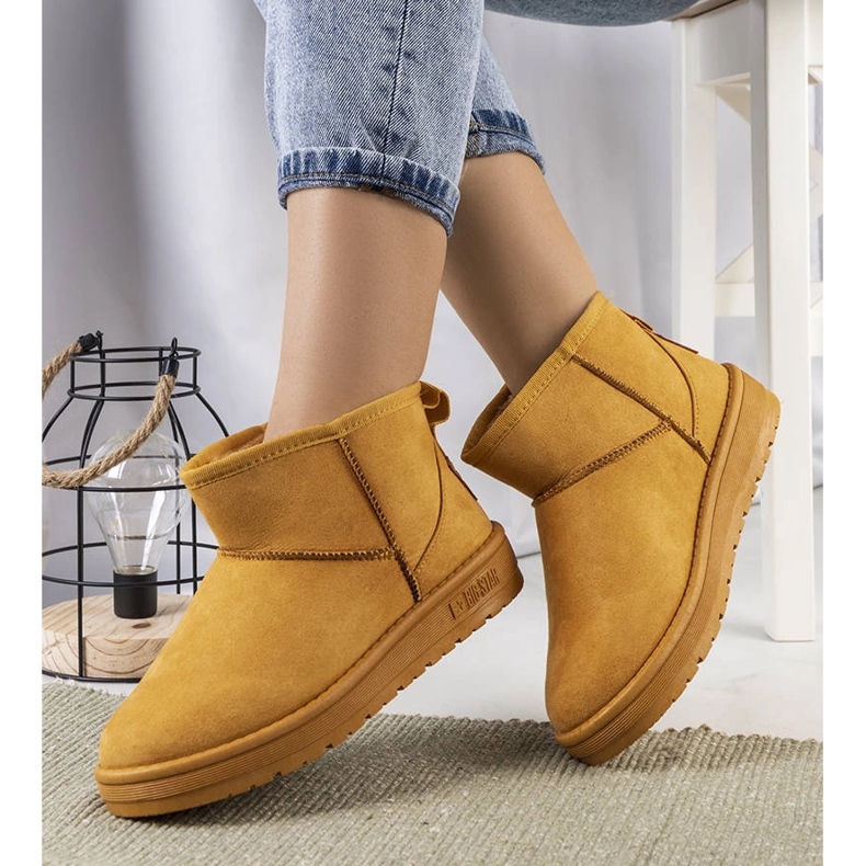 Big Star KK274289 kvinnors beige kvinnors snöstövlar 1