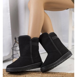 Svarta snöstövlar Big Star KK274618 2