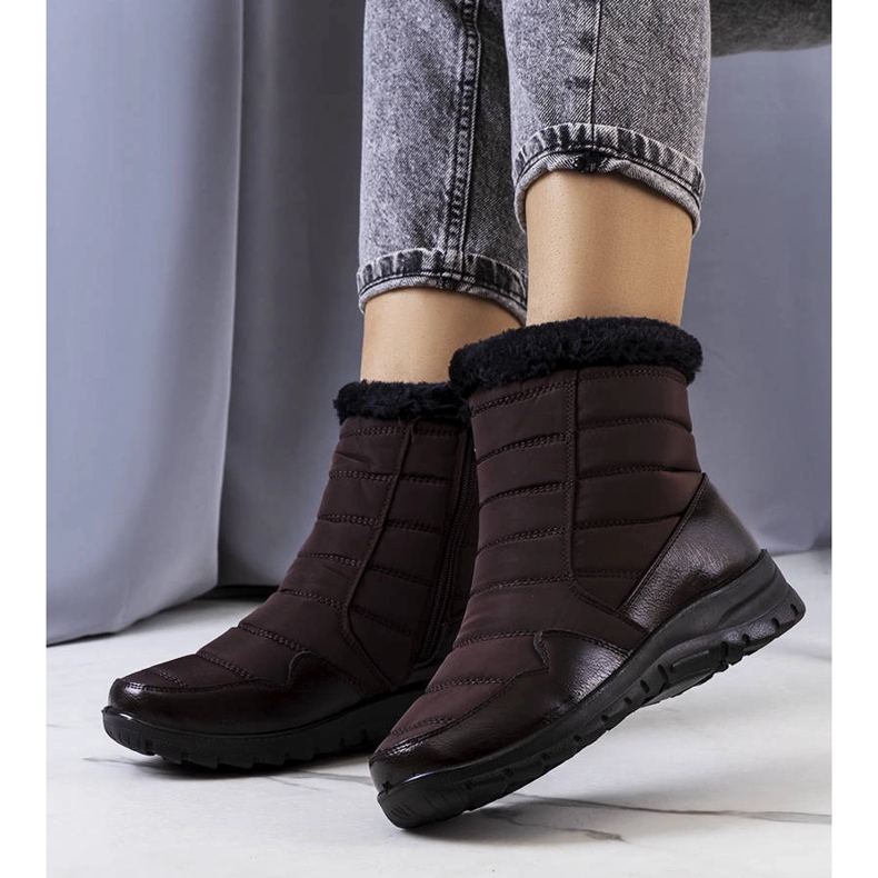 Bruna quiltade stövlar från Beau 1