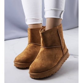 Vago bruna isolerade snöstövlar 1