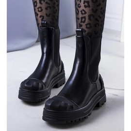 Svarta Crispo stövlar för kvinnor 1