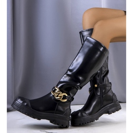 PA1 Svarta isolerade Cerreto-stövlar 2