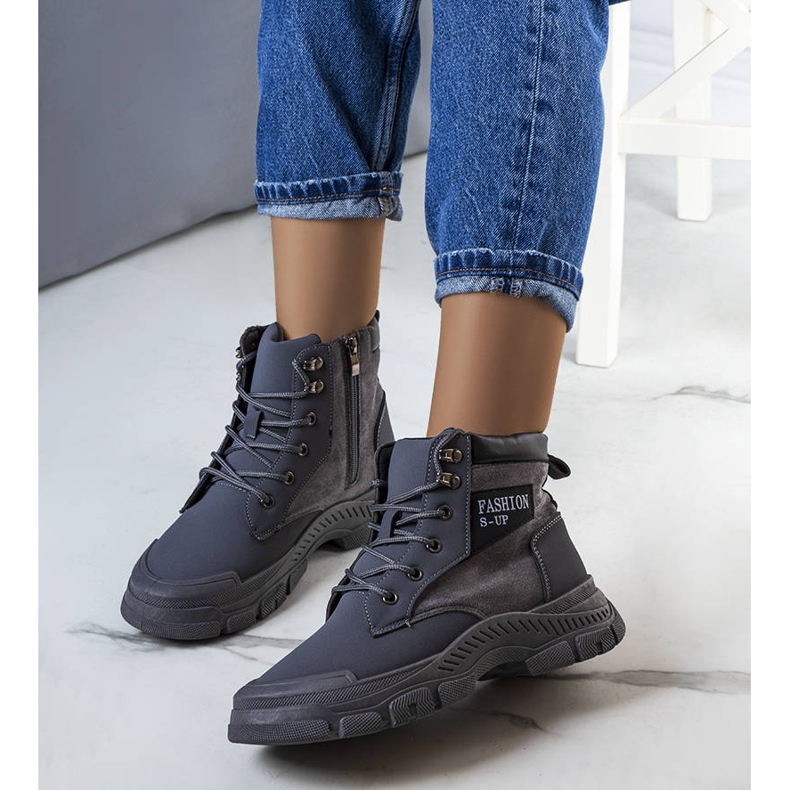 BM Fordla grå isolerade stövlar 1