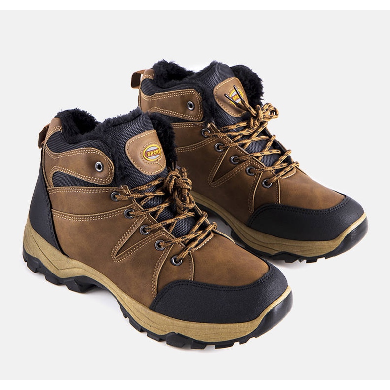 Bruna isolerade stövlar för män Ovandel 1