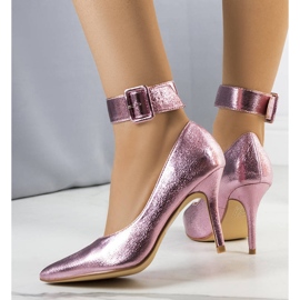 BM Lila metalliska Janin-stift mångfärgad rosa 1