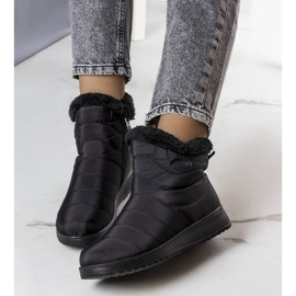 Inna Svarta isolerade snöstövlar från Fiedler 1