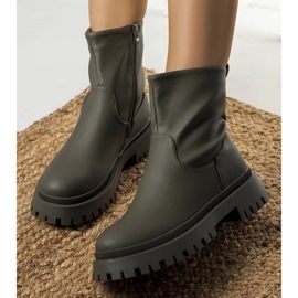 Basilika gröna isolerade stövlar 1