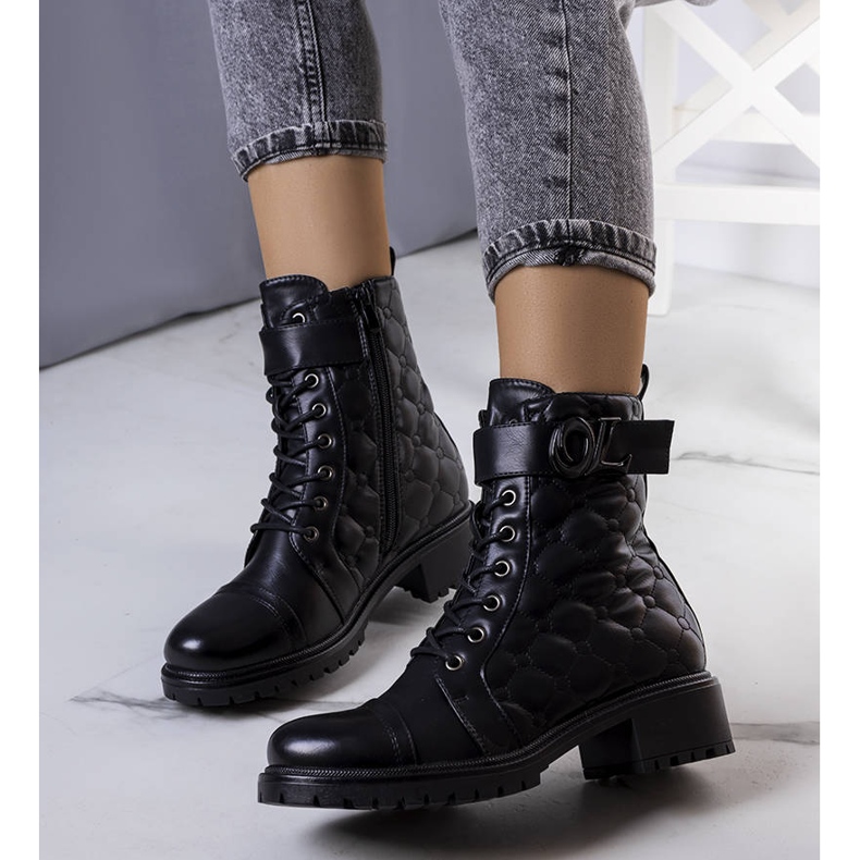 BM Arseny svarta isolerade quiltade stövlar 2