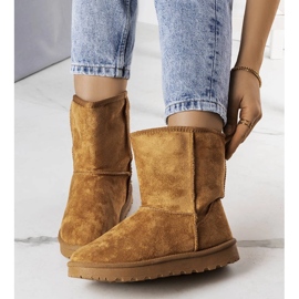 Hank bruna isolerade snöstövlar 1