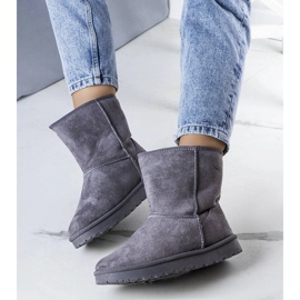 Hank grå isolerade snöstövlar 1