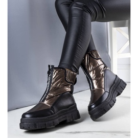 BM Giovanni guldquiltade snöstövlar gyllene 1