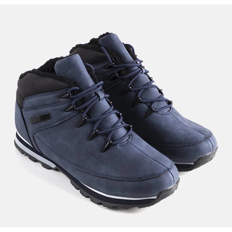 Marinblå isolerade stövlar från Jemma 1