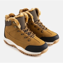 Violettbruna isolerade stövlar 1