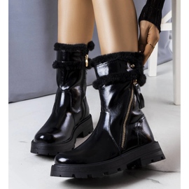 Svarta isolerade stövlar från Lensil 1