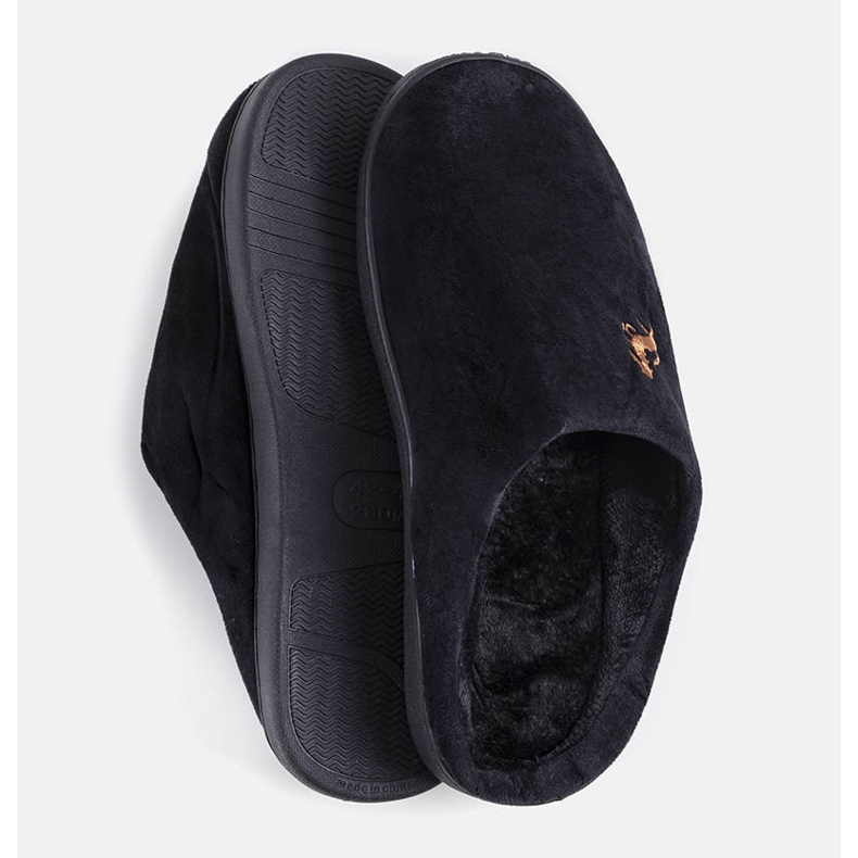 Presse herr svarta tofflor 1