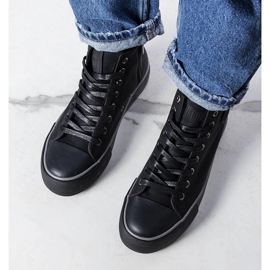 Svarta isolerade sneakers Big Star KK274173 1