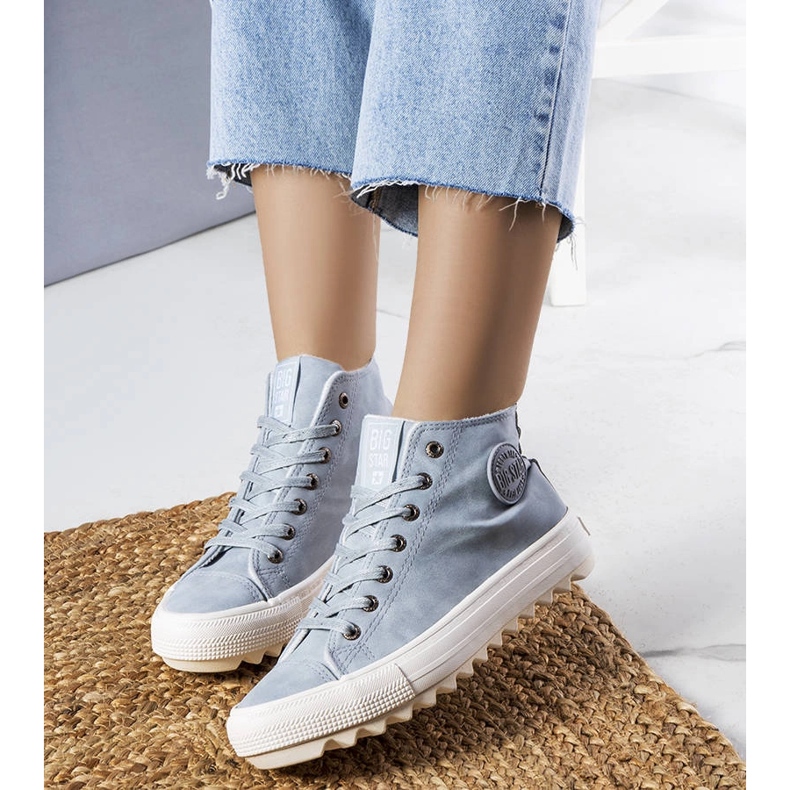 Blå isolerade sneakers Big Star EE274115 1