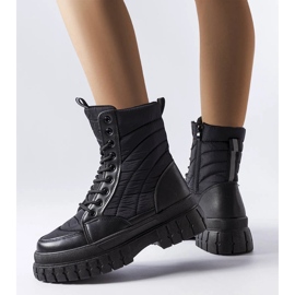 Collin svarta isolerade snöstövlar 1