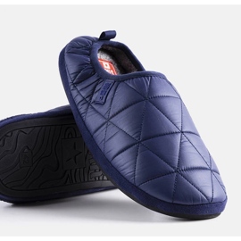 Marinblå isolerade Big Star tofflor KK174364 1