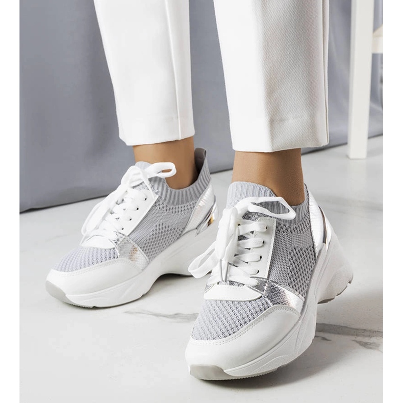 Grå wedge sneakers från Ann 1