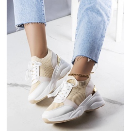 Beige wedge sneakers från Ann 1
