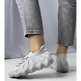 Gråa luftiga sneakers från Muriel 1