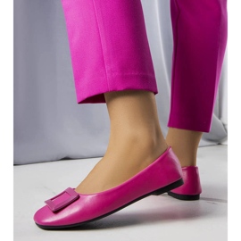 Rosa ballerinor med ett Sheller-spänne 1