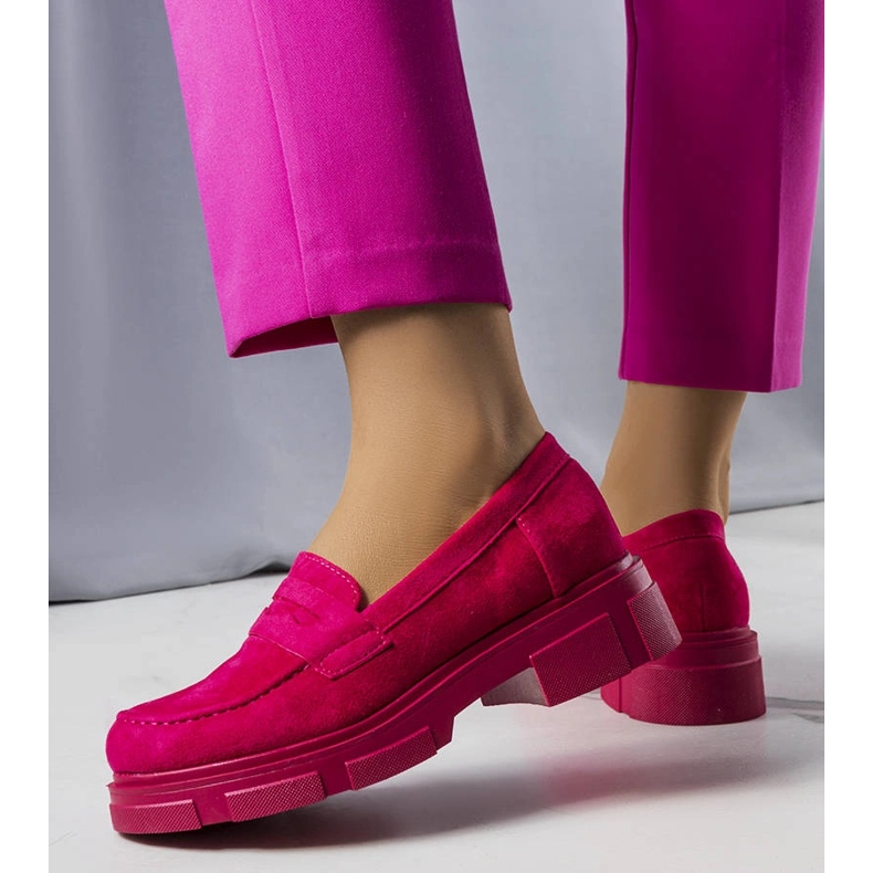 Rosa eko-mockaskor från Alacoque 1