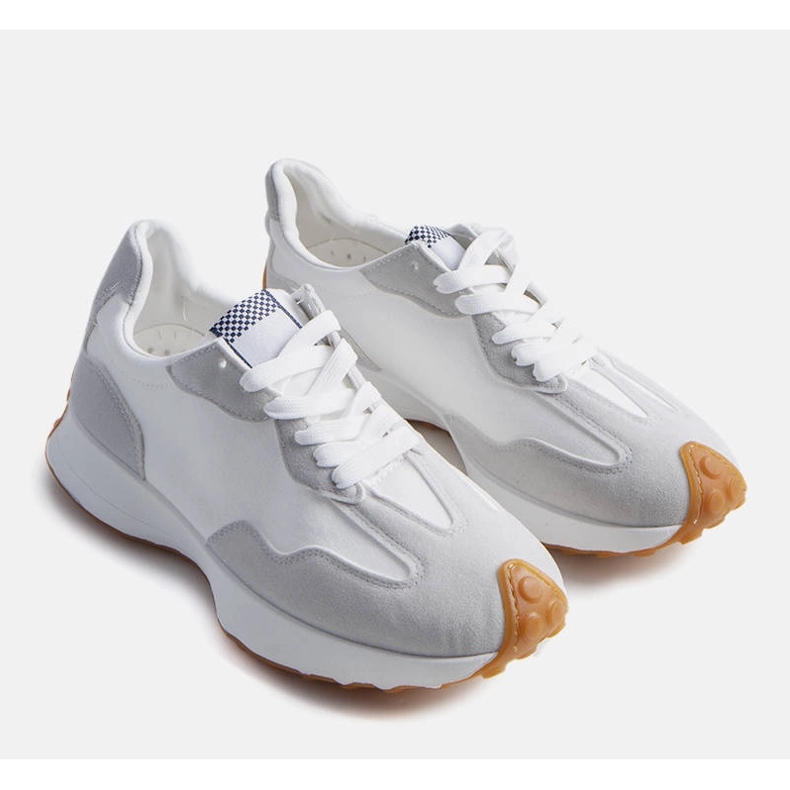 Dorolis grå herrsneakers vit 1