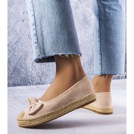 Beige espadrillor med rosett från Dorothée 1