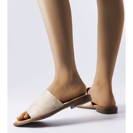 Mainville guld metallic diabilder beige 1