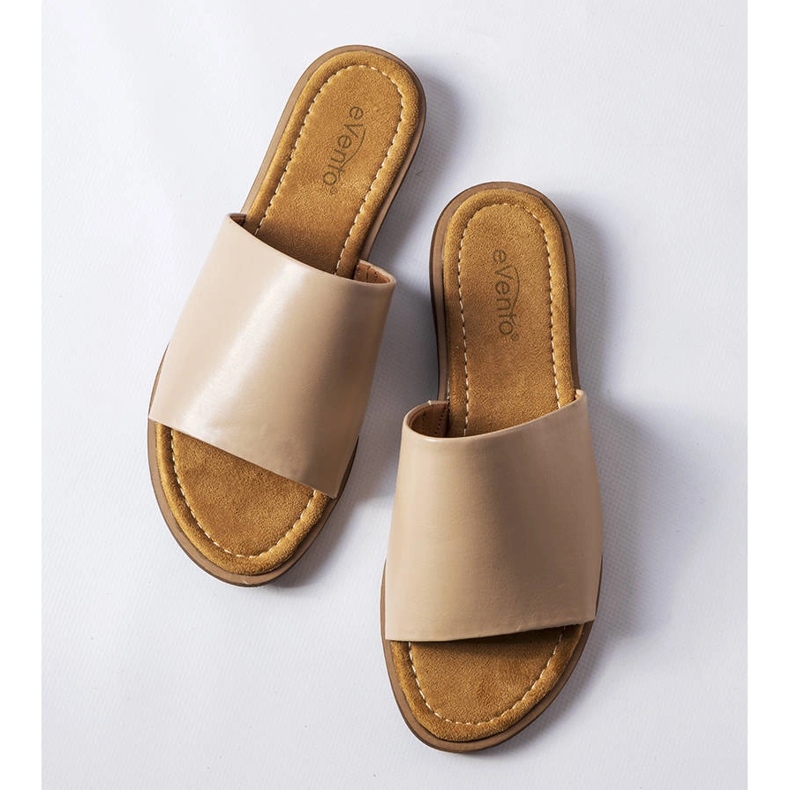 Beige eleganta tofflor från Mainville 1