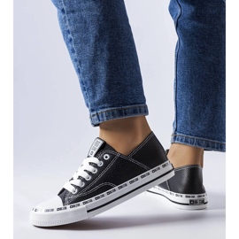 Svarta genombrutna sneakers Big Star FF274023 1