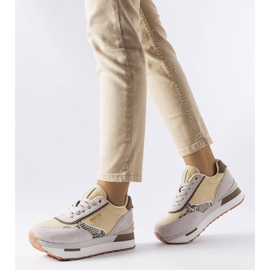 Big Star beige sneakers LL274364 1