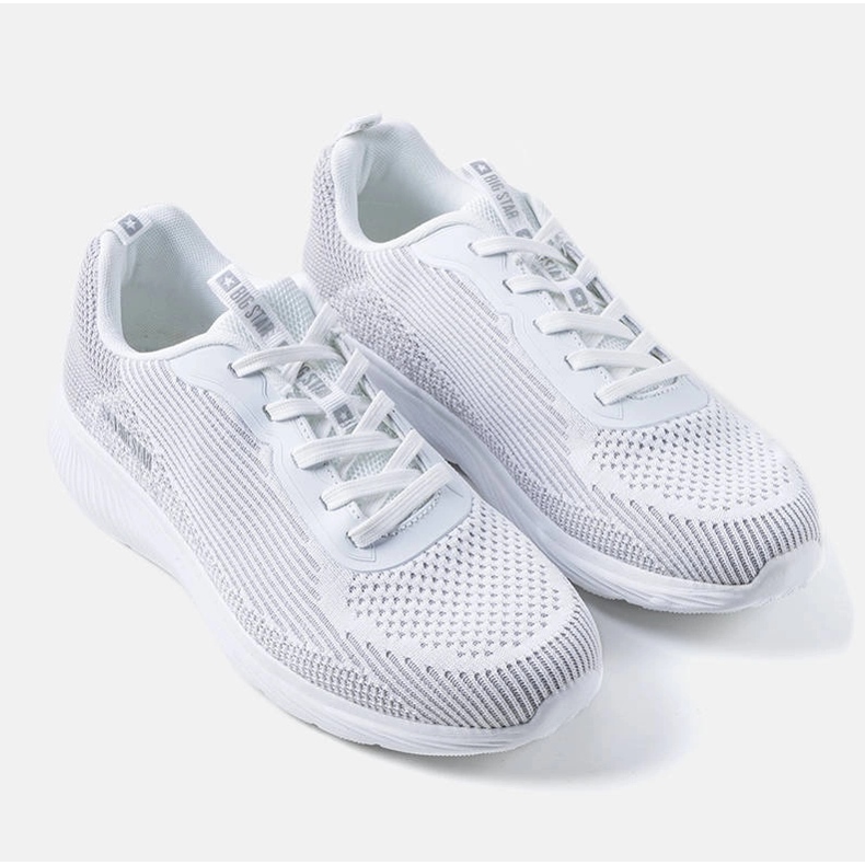 Vita och gråa Big Star sneakers för män JJ174286 1