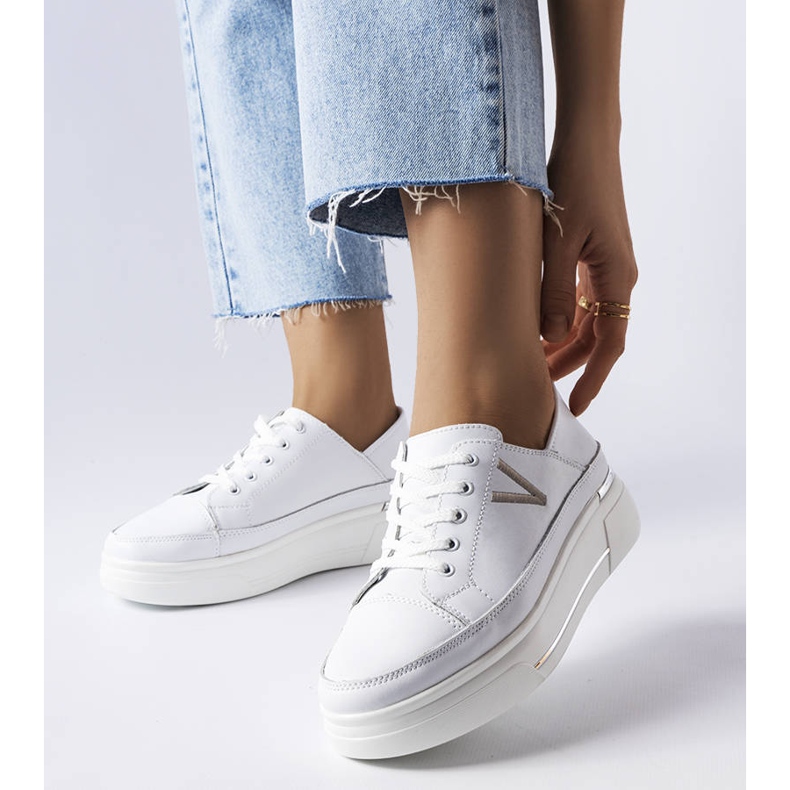 Vinceza Vincez vita ljusa sneakers 1