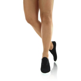 Canvas oxford sneakers BS504 Svart 1