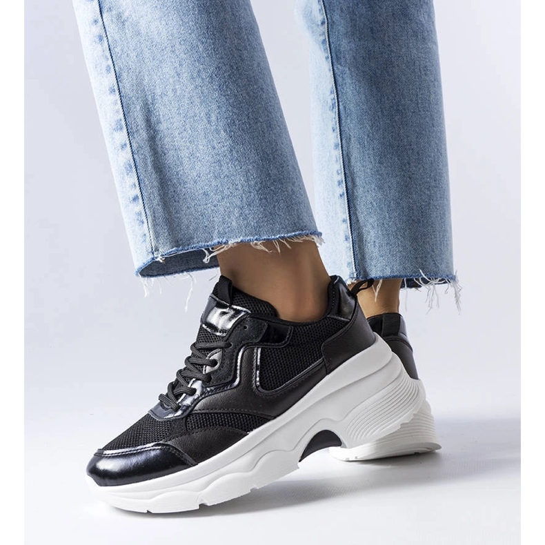 Svarta sneakers för dam från Séguin 1