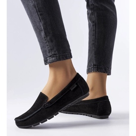 Big Star svarta loafers i läder JJ274654 1