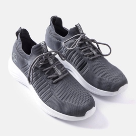 Gråa Big Star sneakers för män JJ174290 1