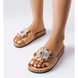 Bruna rutschkanor med korksula från Roy 1