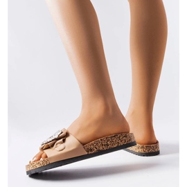 Bruna rutschkanor med korksula från Roy 2