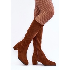 Sergio Leone Klassiska Harpen bruna mockastövlar 1