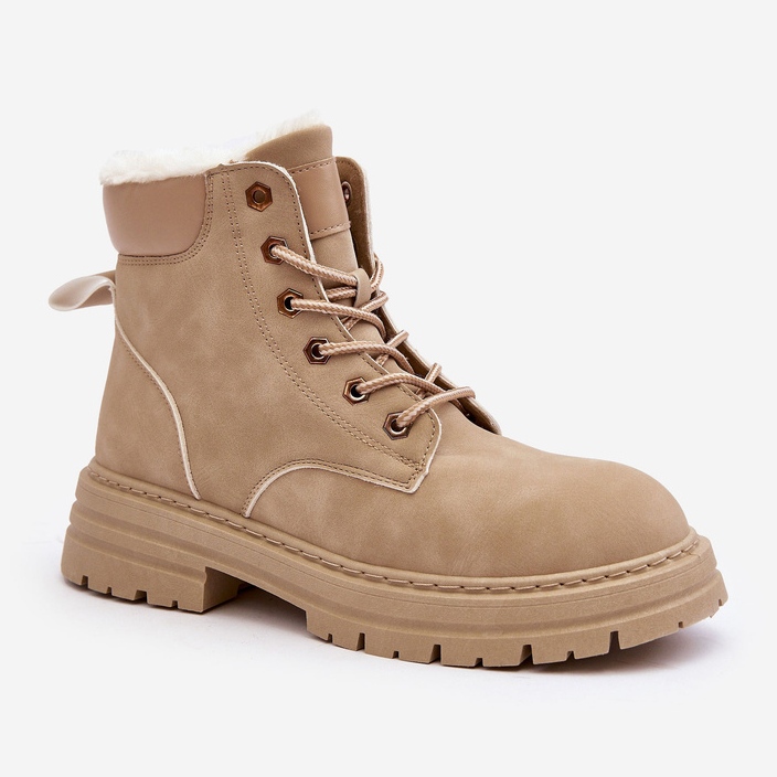 Dampälsfodrade Trappers Beige Fenan 1