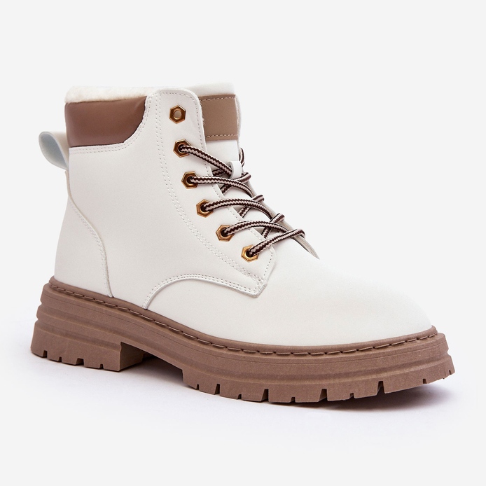 Pälsfodrade fångare för kvinnor, vit fenan 1