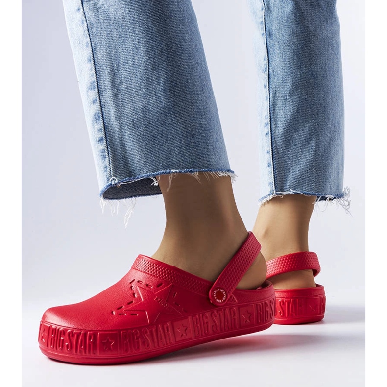 Big Star II275004 röda tofflor 2