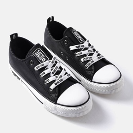 Black Big Star barnsneakers KK374039 svart 1